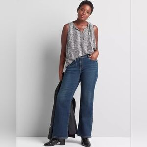 Lane‎ Bryant Signature Fit Boot Mid-Rise Denim Jean Size 28